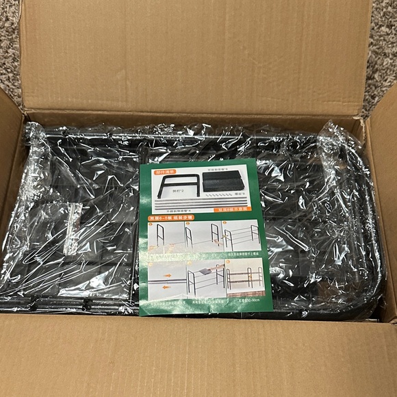 Amazon Essentials Black Storage Rack - Picture 1 of 4